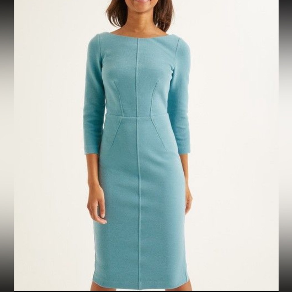 Boden Aurelia Ottoman Jersey Pencil Dress Size 6R
